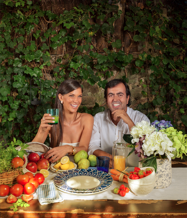 Chef Hélio Loureiro e Andreia Santos
